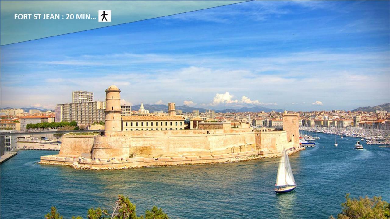 Superbe T2 Vieux Port Appartement Marseilles Buitenkant foto